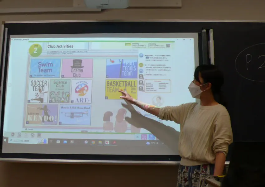 中1英語 ラウンドシステム1周目の様子 | 神奈川学園