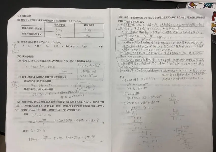 高3化学 夏の希望制実験講座 | 神奈川学園