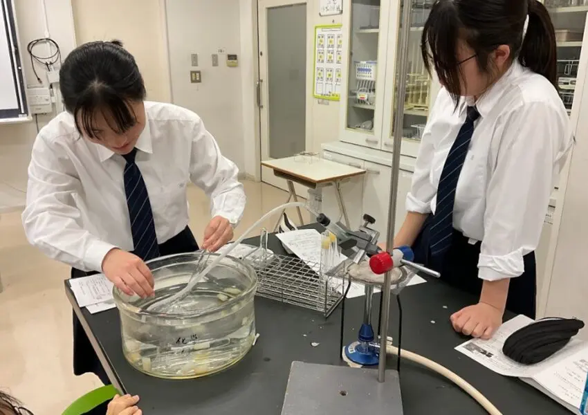 高2化学 鎖式炭化水素の実験 | 神奈川学園