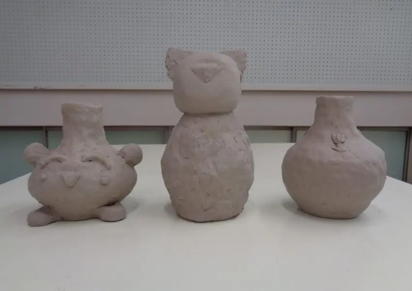 中1美術 陶芸~花びんを作りました~ | 神奈川学園 中1美術 陶芸~花びんを作りました~ | 神奈川学園